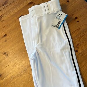 Champro youth large triple crown baseball pants with black piping.